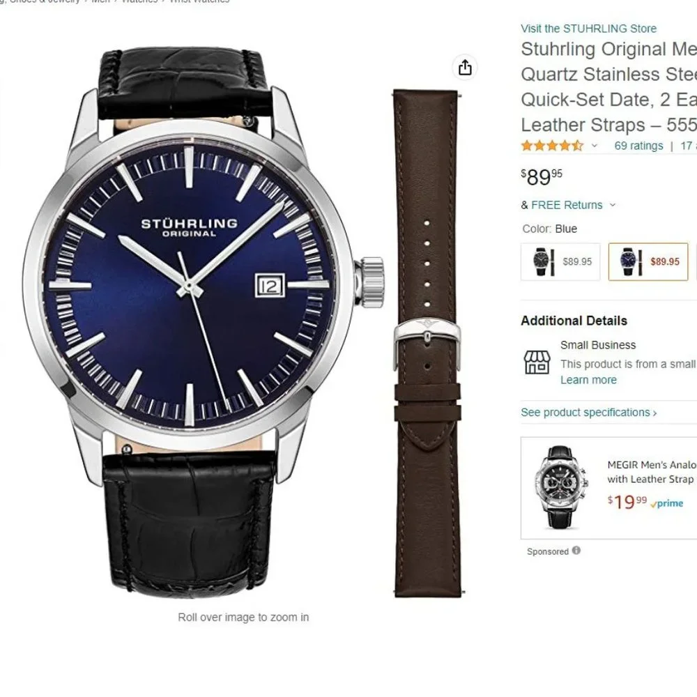 Stuhrling Original Minimalist watch - Picture 2 of 10